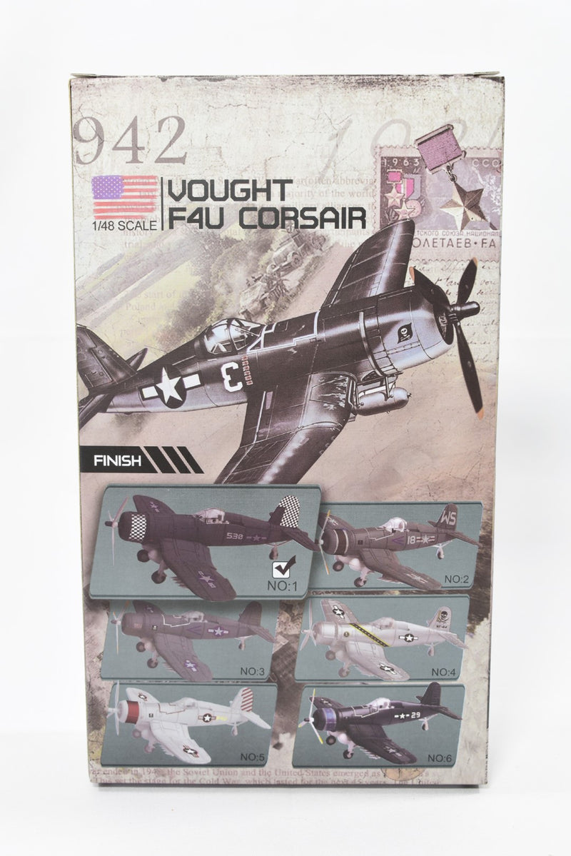4D Model Vought Corsair 1/48 Scale Snap Fit Model Kit pre-painted No.1 box