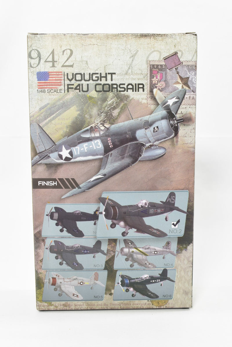 4D Model Vought Corsair 1/48 Scale Snap Fit Model Kit pre-painted No.2 box