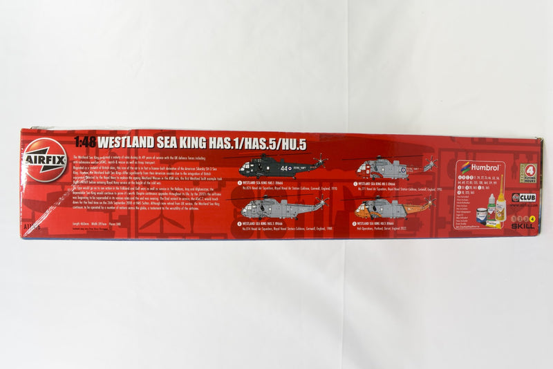 Airfix Westland Sea King 1/48 scale model kit info