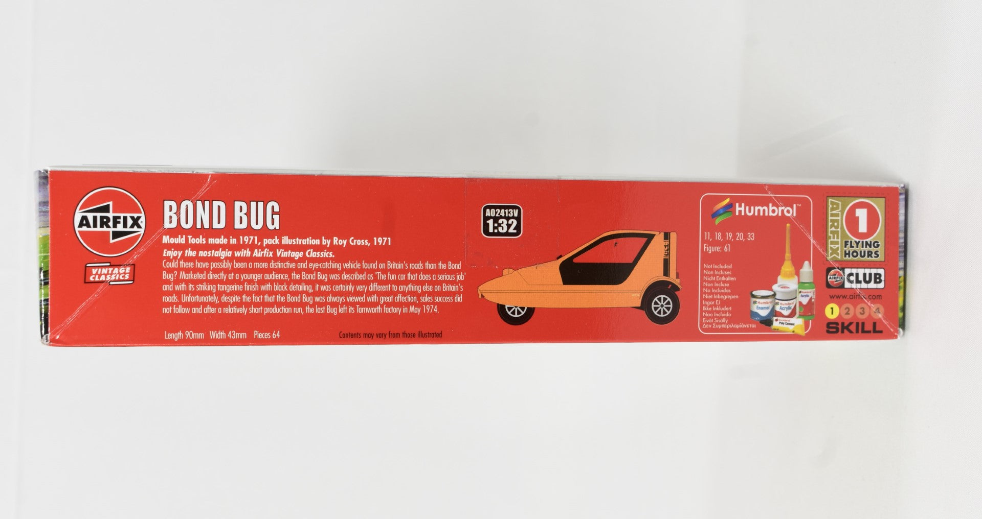 Airfix Bond Bug 1:32 Vintage Classics Model kit A02413V