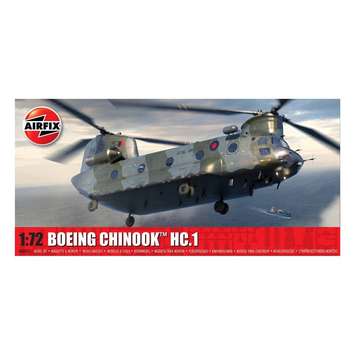 Airfix 1/72 scale boeing chinook hc.1 model kit A06023