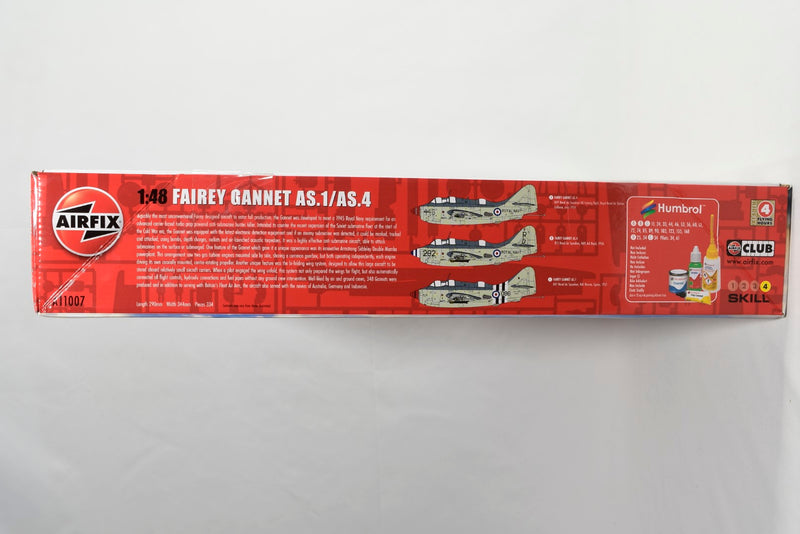 Airfix Fairey Gannet AS.1/AS.4 1/48 scale plastic model kit details