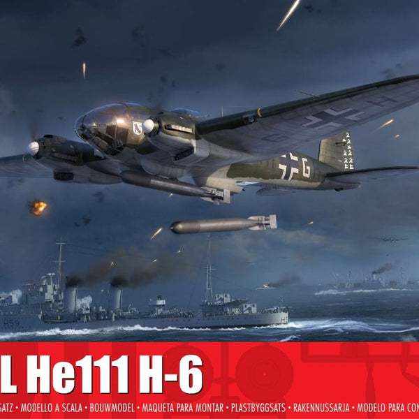 Kit Maquette Airfix Heinkel He 111 - 1/72 - Réf 484 - Édition 1962 - Complet Et Très Bon état
