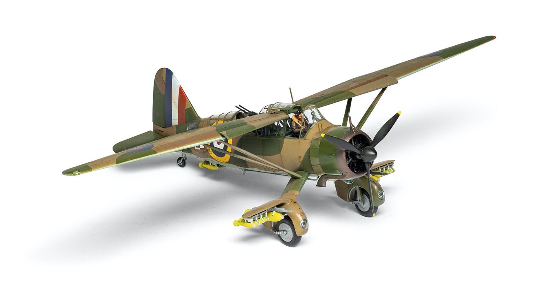 Airfix 1:48 Westland Lysander Mk./Mk.III Model Kit built with bomb options