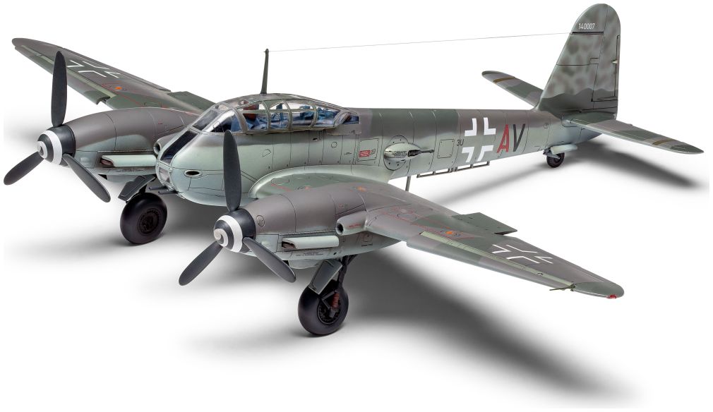 Airfix Messerschmitt Me410A 1:72 Scale Plastic Model Kit A04066 built