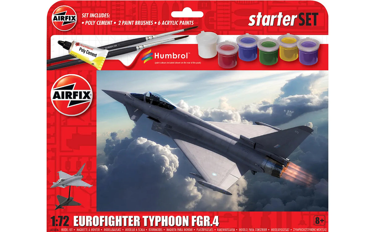 Airfix Eurofighter Typhoon FGR.4 1:72 Starter Set A55016