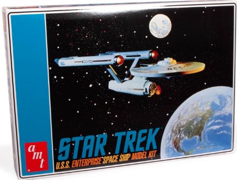 AMT Star Trek U.S.S. Enterprise NCC-1701 Space Ship 1/650 scale model kit