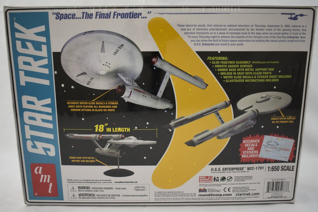 Kit Modellistico AMT Star Trek U.S.S. Enterprise Ponte In Scala 1:32 (AMT1270M) - Foto 5