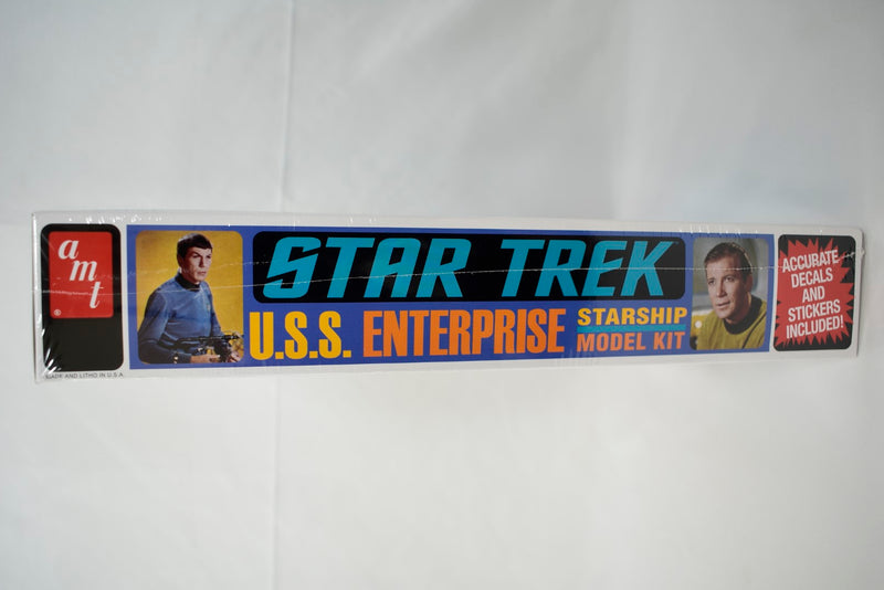 AMT Star Trek U.S.S. Enterprise NCC-1701 Space Ship 1/650 scale model kit box side