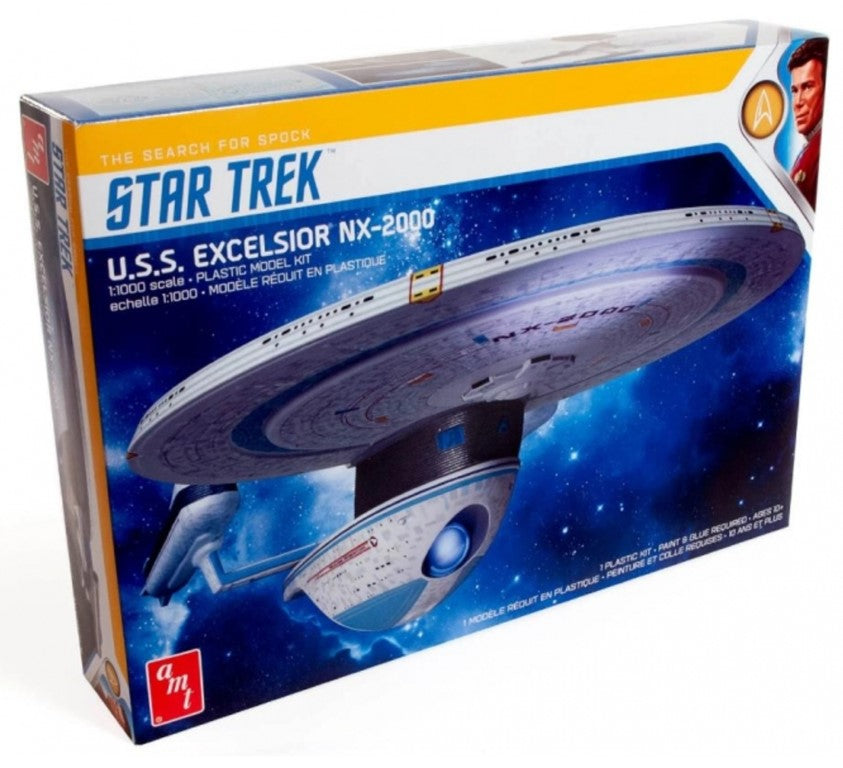 AMT Star Trek U.S.S. Excelsior 1/1000 Plastic Model Kit 1257