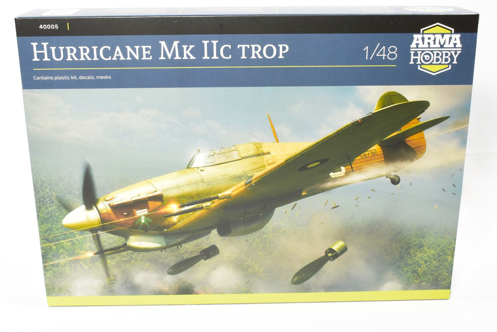 Arma Hobby Hawker Hurricane Mk IIc Trop 1/48 scale model kit 40005