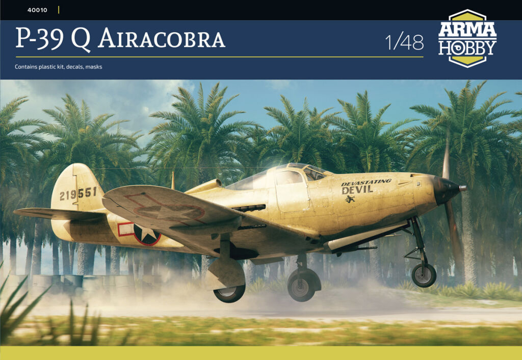 Arma Hobby P-39 Q Airacobra 1/48 Scale plastic model kit 40010