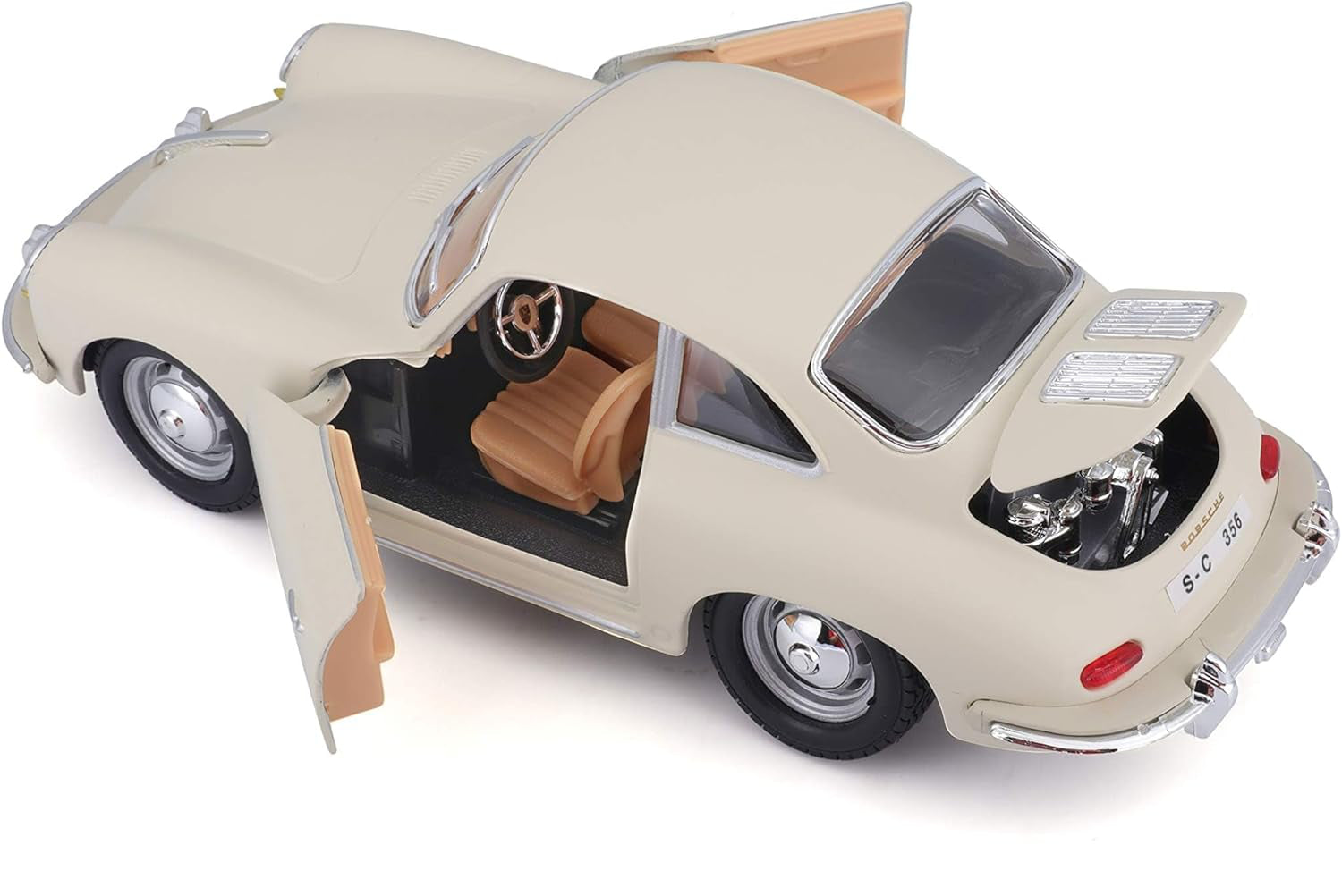 Bburago Porsche 356B Coupe 1961 1/24 scale diecast model open doors