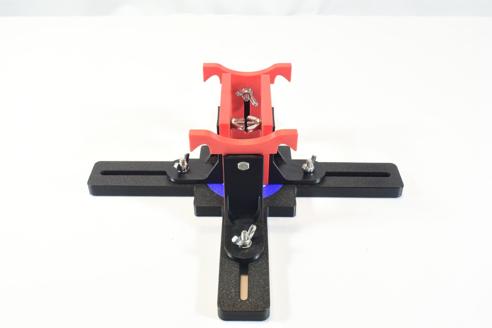 Bowfell Model Aircraft Jig Paint Stand Black with large supports closed