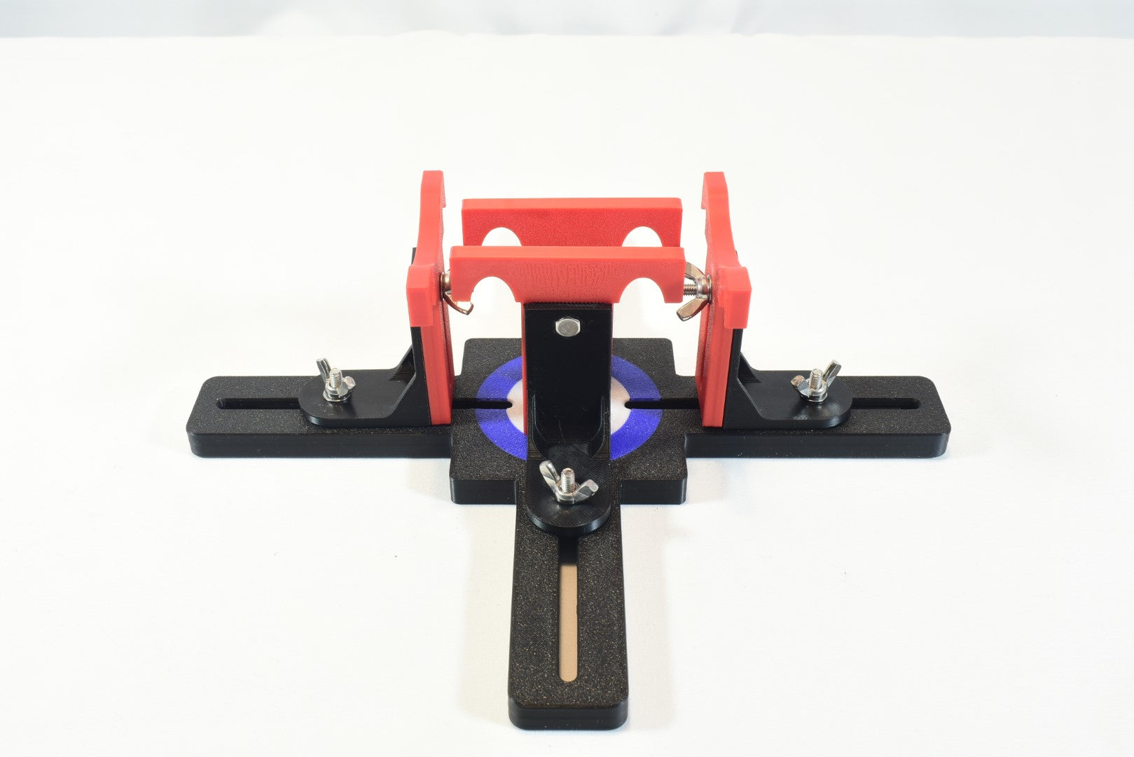 Bowfell Model Aircraft Jig Paint Stand Black with large supports close in