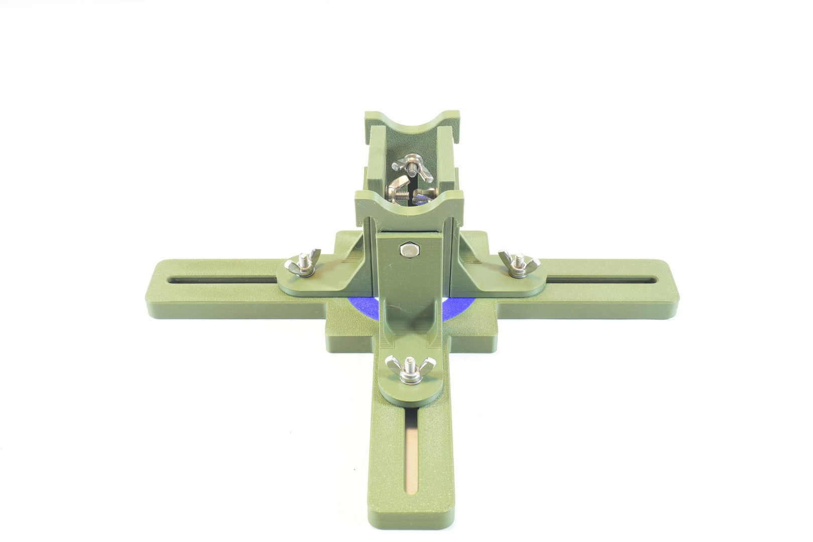 Bowfell Model Aircraft Jig paint stand green with small supports