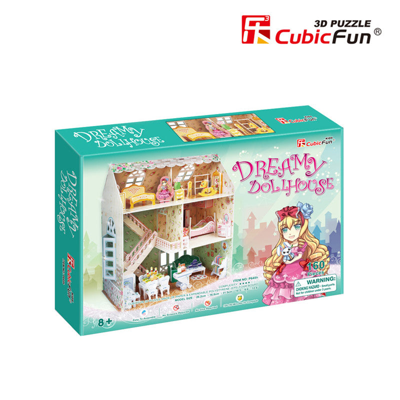 Cubicfun Dreamy Doll House 3D Puzzle model P645h box