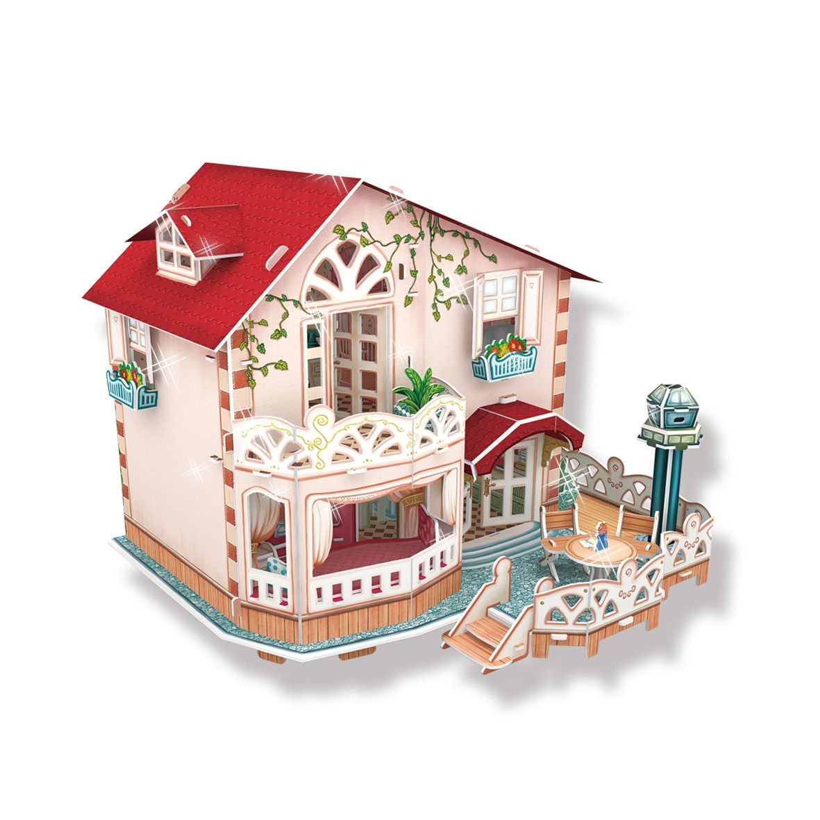 Cubicfun Holiday Bungalow 3D Puzzle model P634h