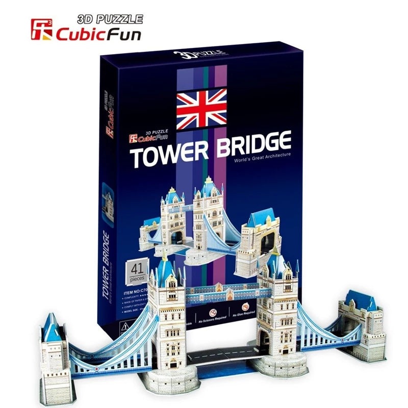 Cubicfun Tower Bridge 3D Puzzle model c702h