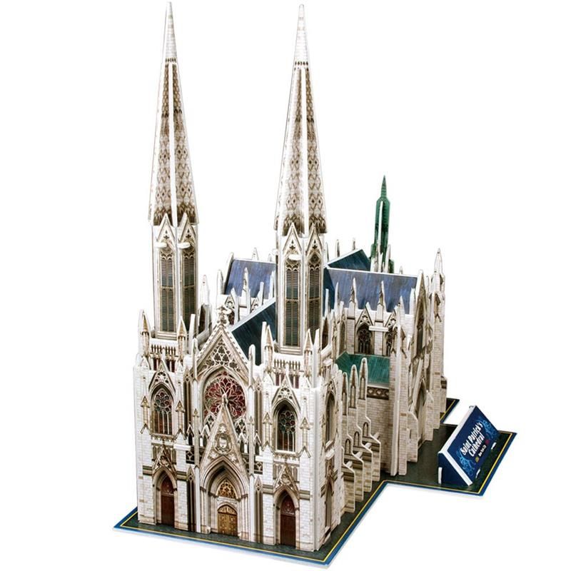 Cubicfun 3D Puzzle St Patrick's Cathedral C114h built