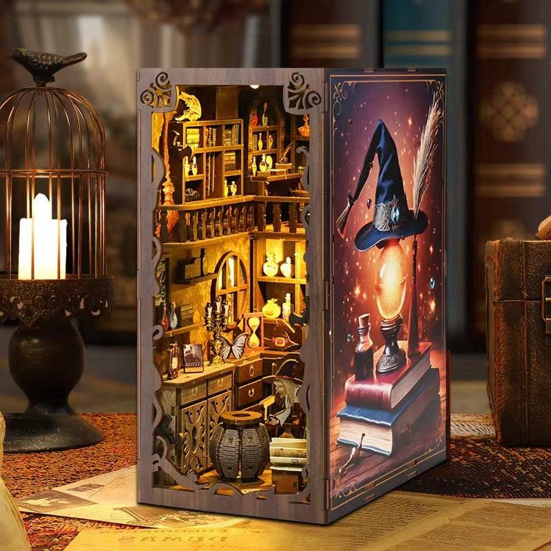 diy doll house book nook magic night side details