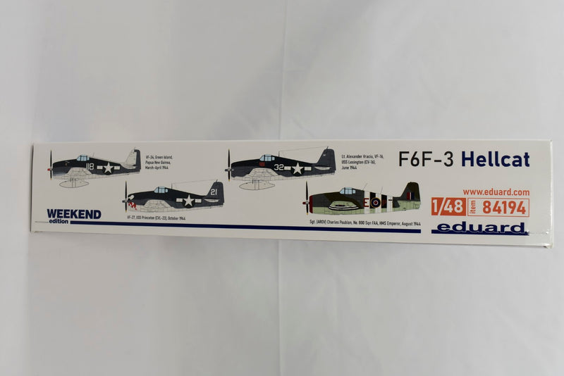 Eduard F6F-3 Hellcat Weekend Edition 1/48 Scale model kit  84194 marking options