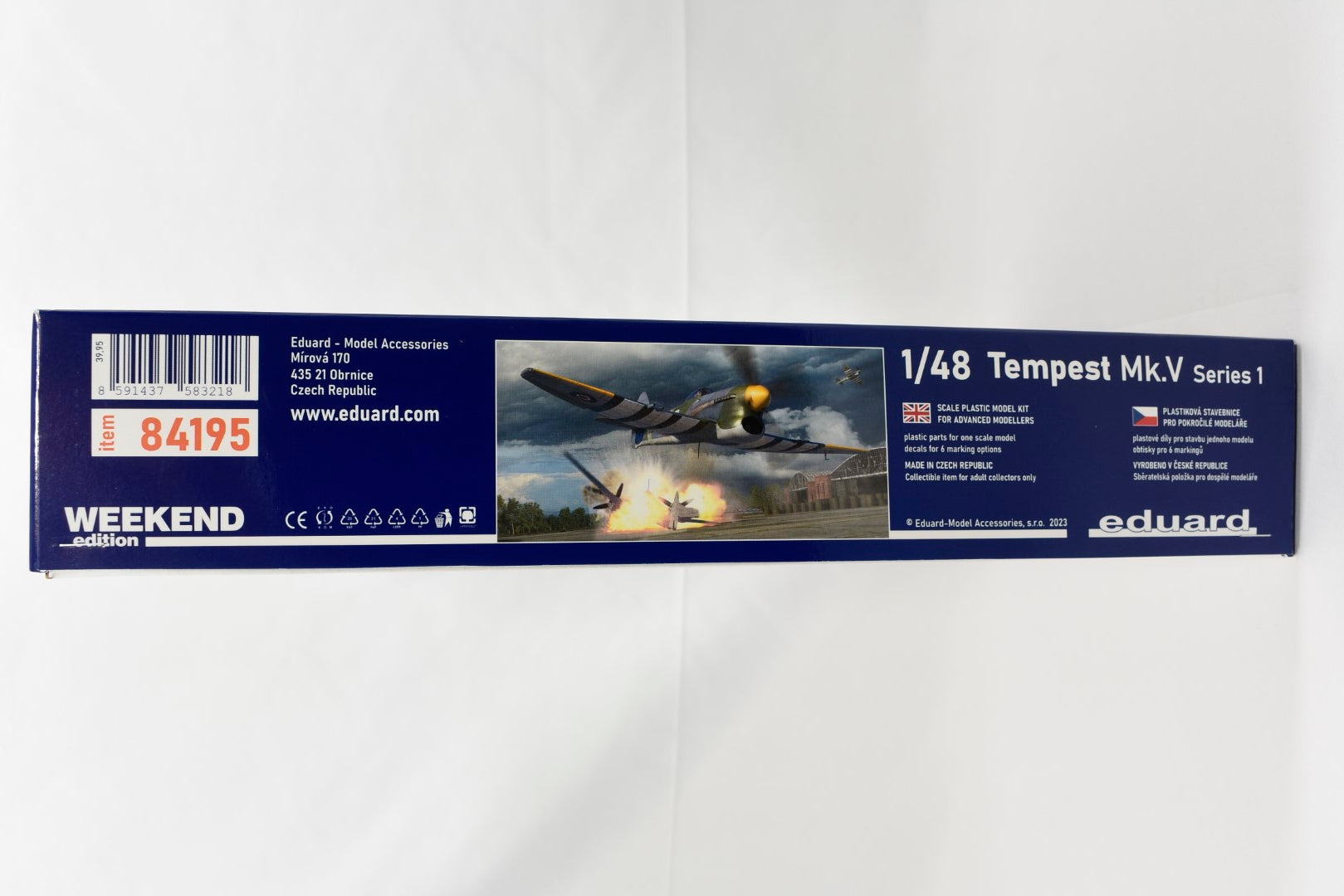 Eduard Hawker Tempest Mk.V Series 1 weekend edition 1/48 scale plastic model kit 84195 box