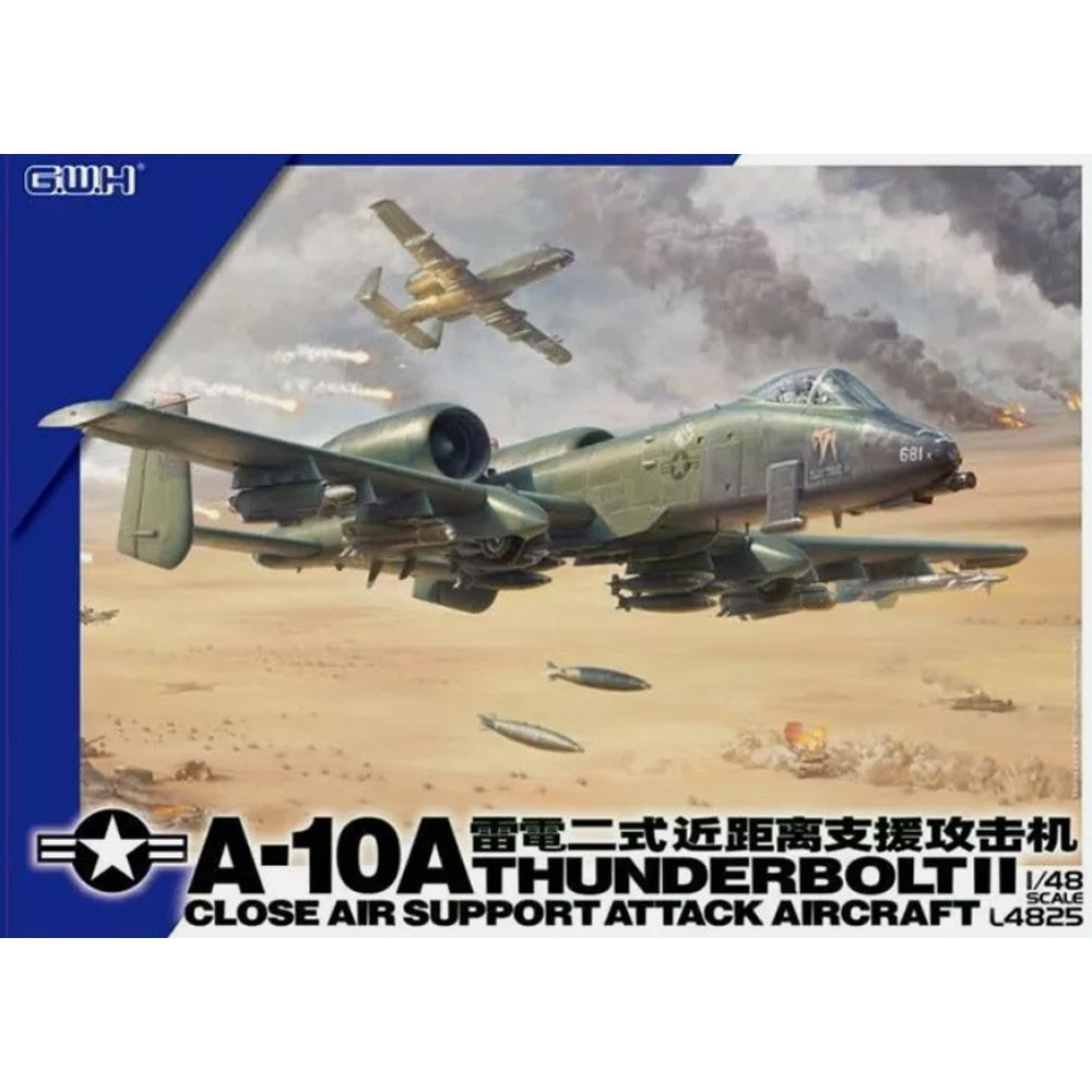 Great Wall Hobby 1/48 scale Fairchild republic A-10A Thnuderbolt II Plastic model kit L4825