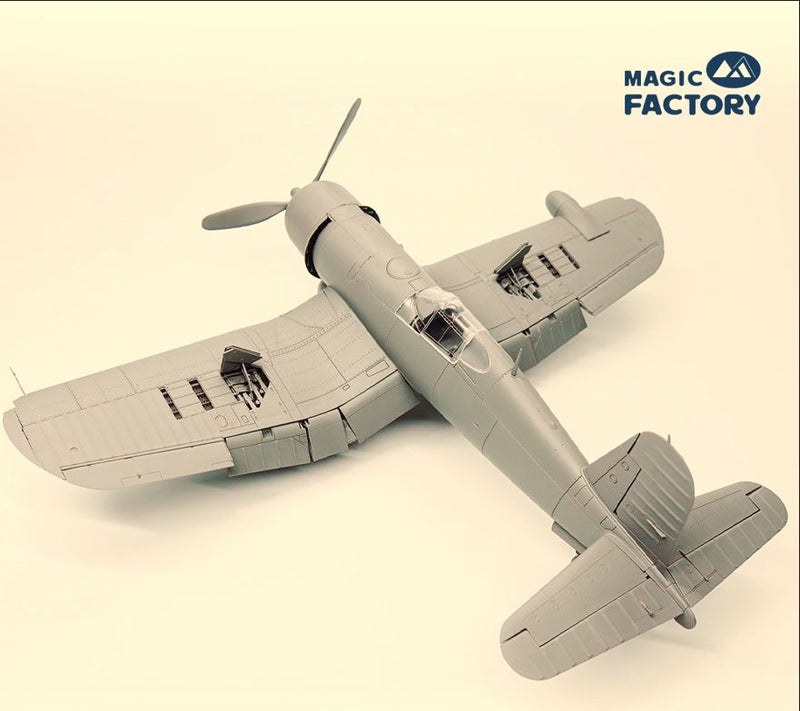 Magic Factory Vought F4U Corsair Dual Combo Pack 1/48 scale model kit built gun bays open