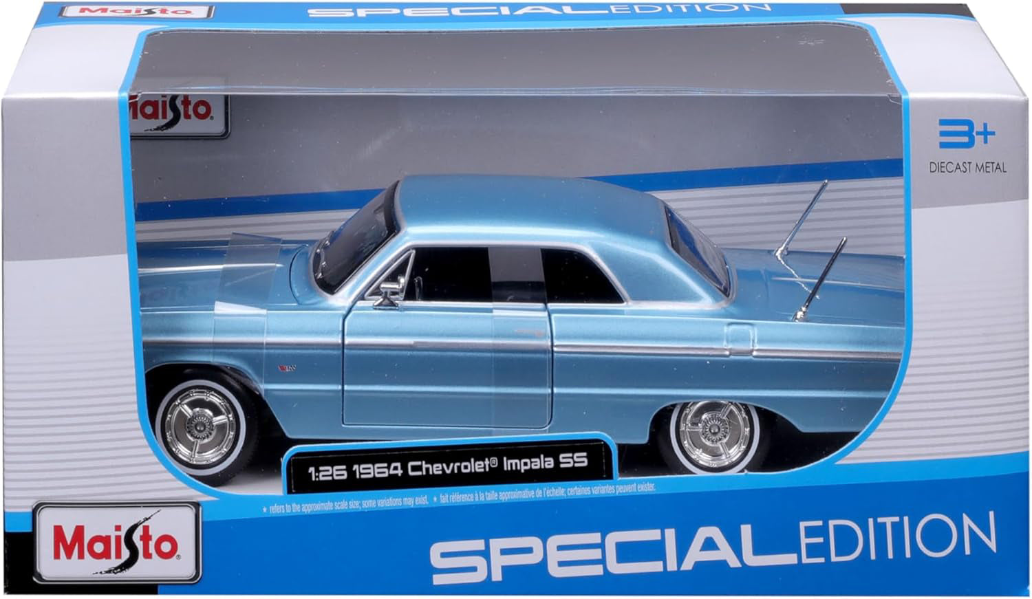 Maisto 1/26 Chevrolet Impala SS Diecast model box