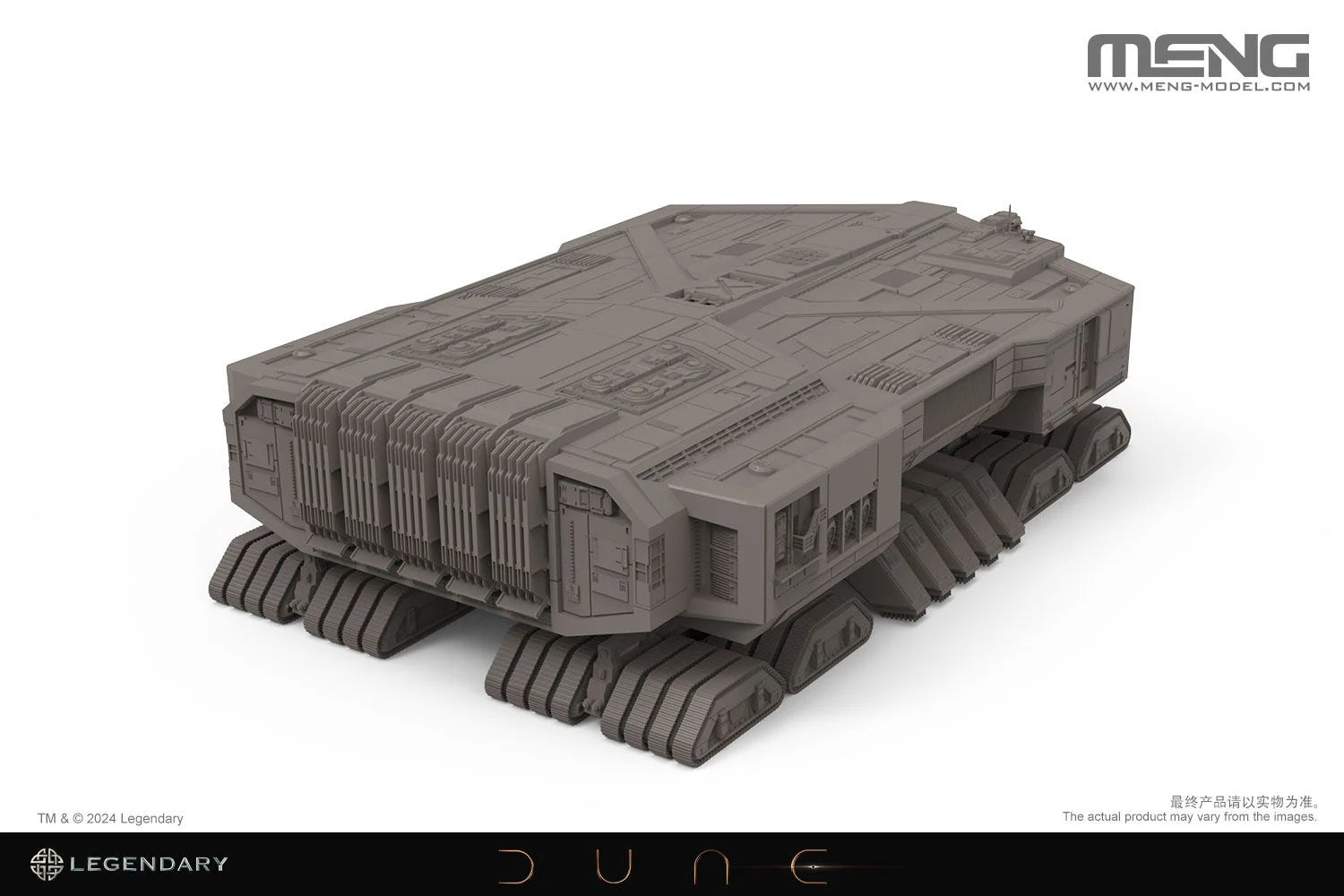 Meng Models Dune Spice Harvester SS-020 1:500 Scale Model Kit rear view