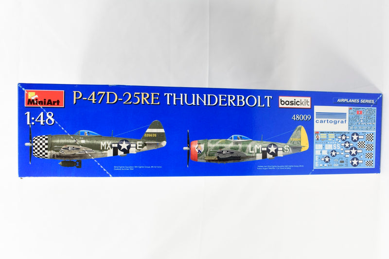 MiniArt P-47D-25RE Thunderbolt Basic Kit 48009 Model Kit marking options