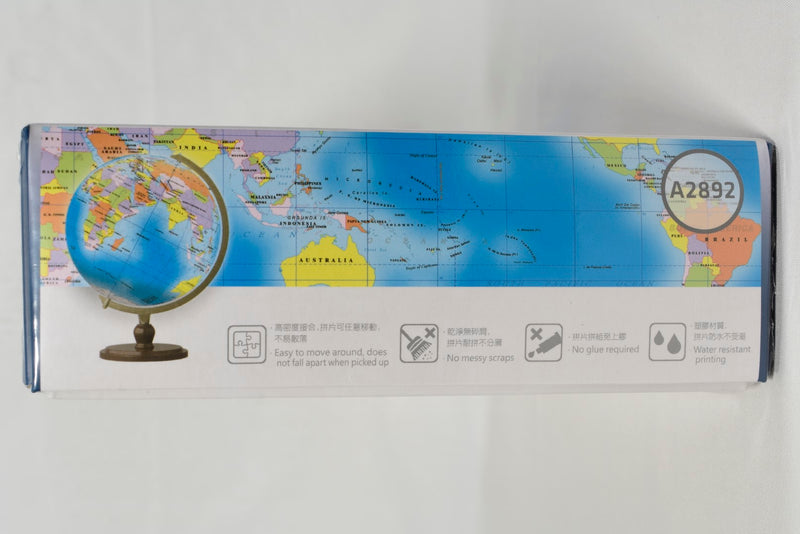 Pintoo Jigsaw Globe with stand The Blue Marble box details