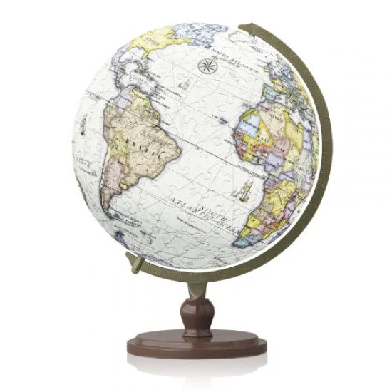 Pintoo Jigsaw Globe with stand The Purple Marble