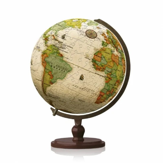 Pintoo Jigsaw Globe with stand The Yellow Marble