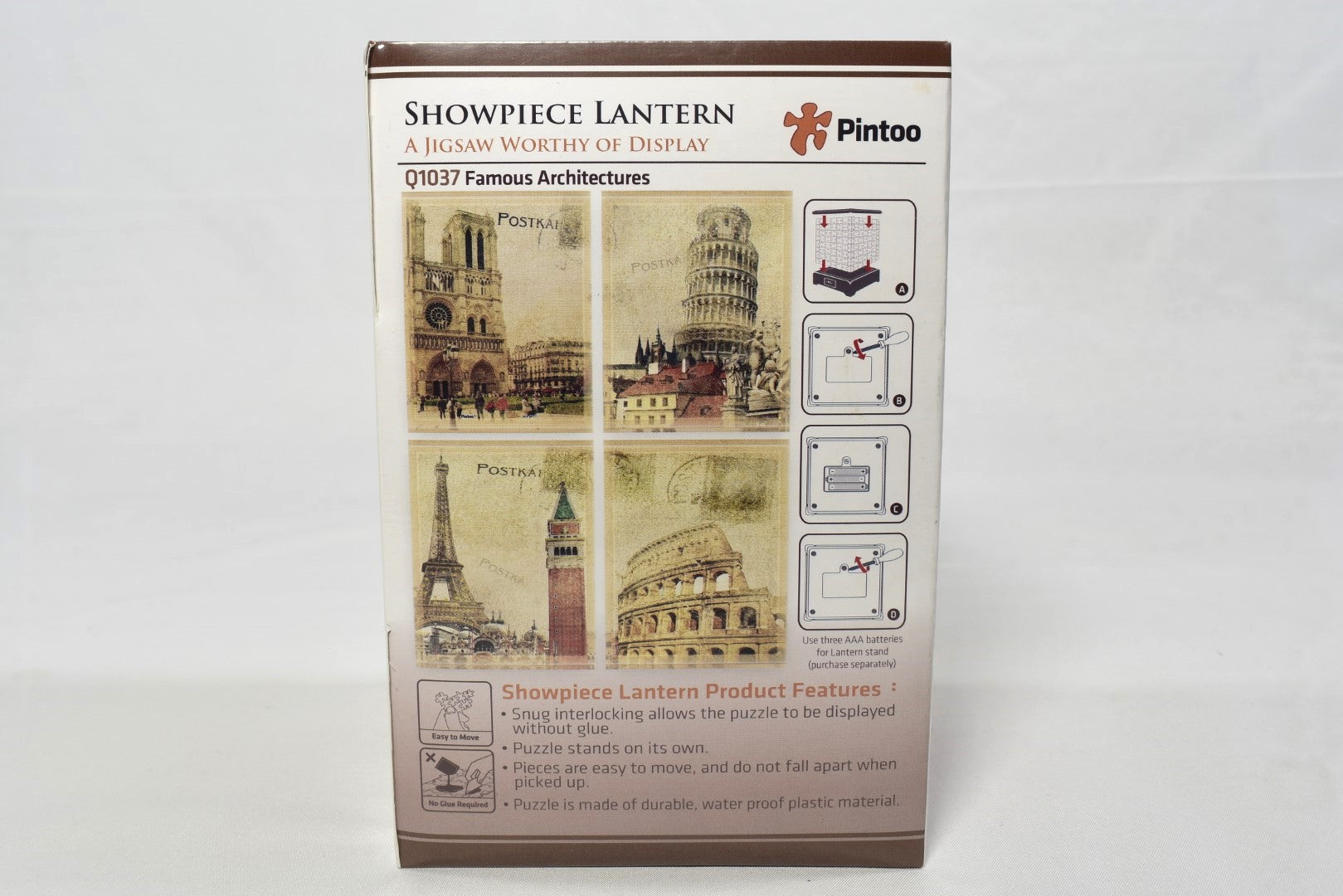 Pintoo Jigsaw Puzzle Lantern Famous Architecture box details