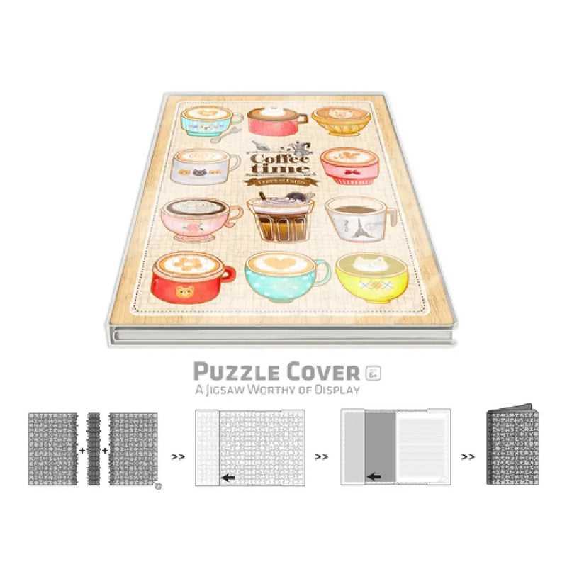 Pintoo Jigsaw A5 Notebook Cover Cafe Shop Y1015 front