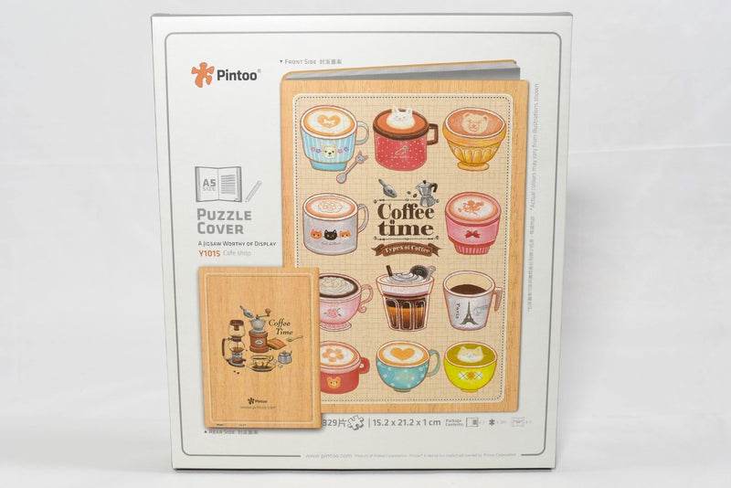 Pintoo Jigsaw A5 Notebook Cover Cafe Shop Y1015 box
