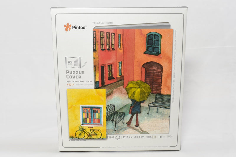 Pintoo Jigsaw A5 Notebook Cover Les Rues Tranquille Y1017 box