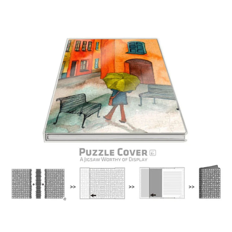 Pintoo Jigsaw A5 Notebook Cover Les Rues Tranquille Y1017 Front