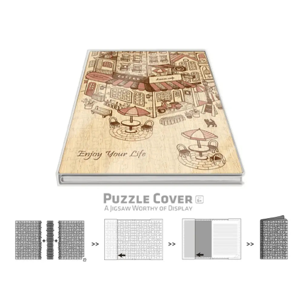 Pintoo Jigsaw A5 Notebook Cover Love Corner Y1014 Front