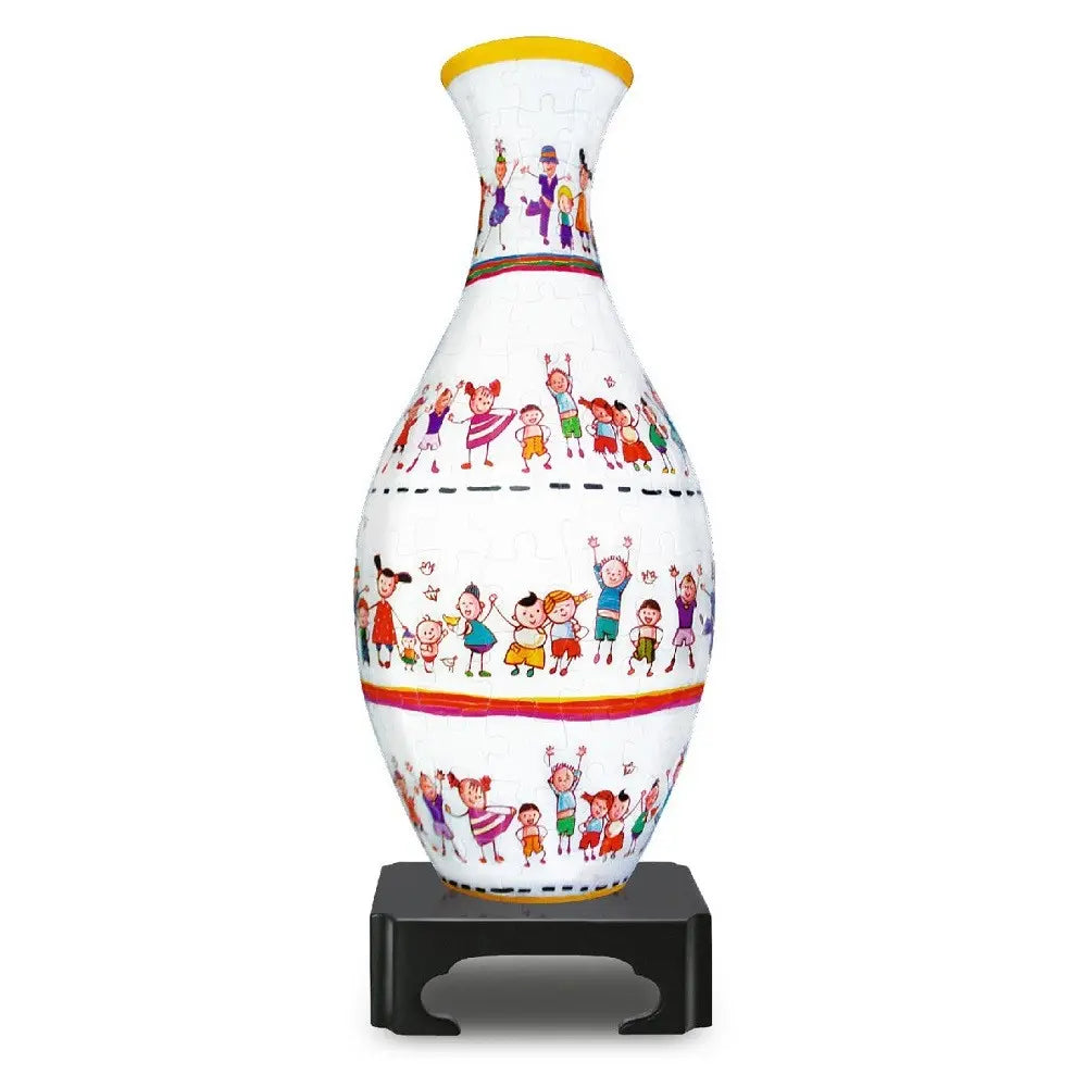 Pintoo Jigsaw Puzzle Vase Happy Children