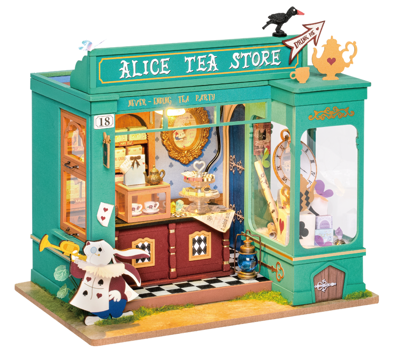 Rolife DIY Miniature House Alice's Tea Store model kit DG156