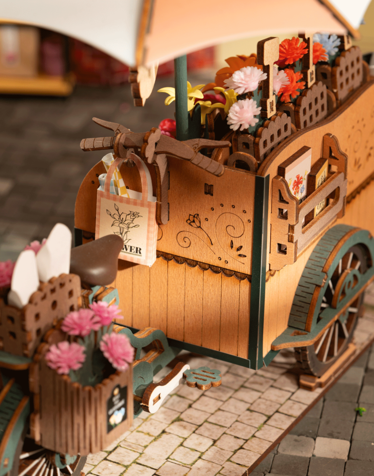 Rolife Blossom Cart DIY Miniature House Model kit TGS03