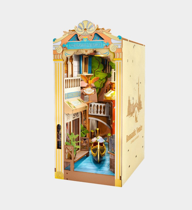 Rolife Romantic Venice Book Nook model kit TGB08