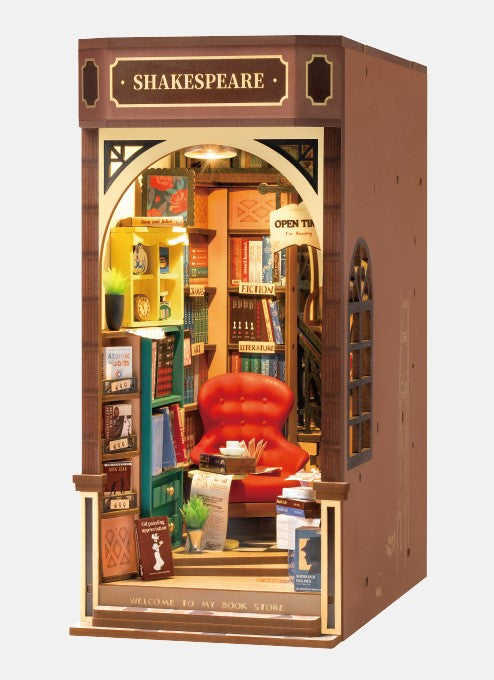 Rolife Wonderland Book Store Book Nook Model kit TGB07