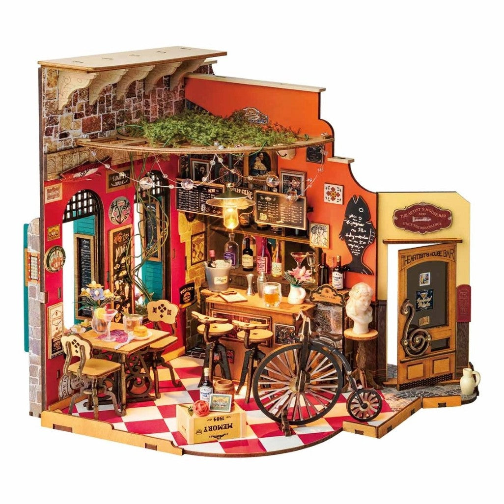 Robotime Rolife Cheers Bar & Dining DG173 – Miniatuurhuisje Robotime Rolife Cheers Bar & Dining DG173 – Miniatuurhuisje