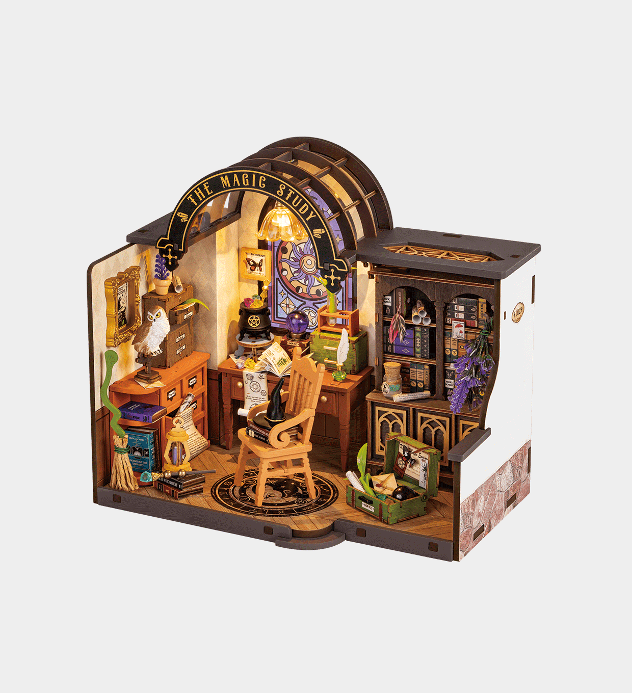 Rolife The Magic Study DIY Miniature House Model kit DG166