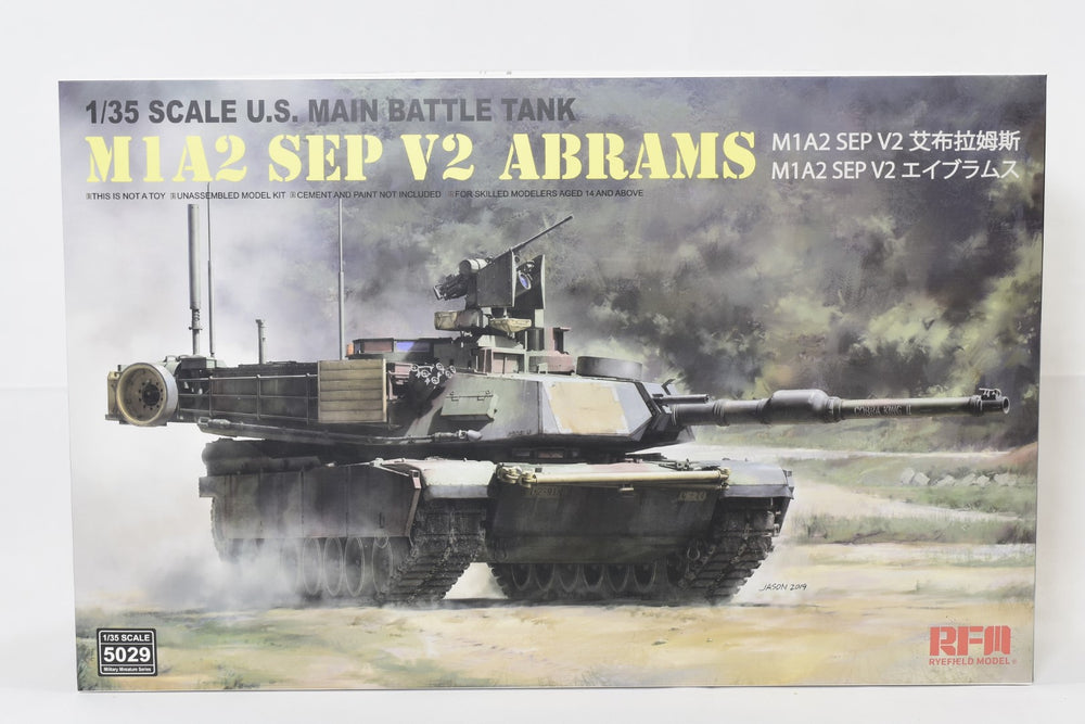 Ryefield Model 5029 M1A2 SEP V2 Abrams US MBT 1:35 Scale Kit