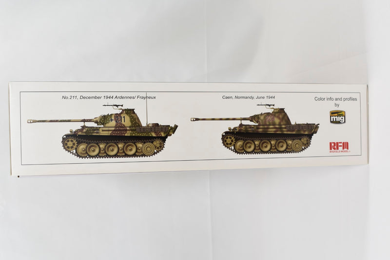 Ryefield Model Panther Ausf.G 1/35 Scale Tank Plastic Model Kit colour schemes